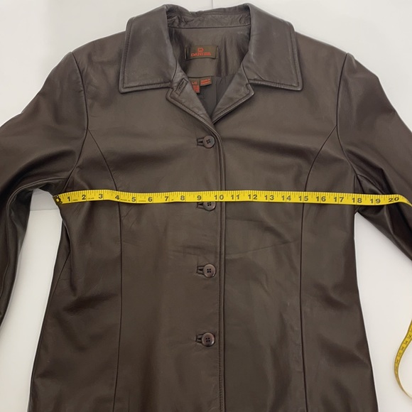 DANIER Leather Jacket size L.    $50 - Picture 7 of 13